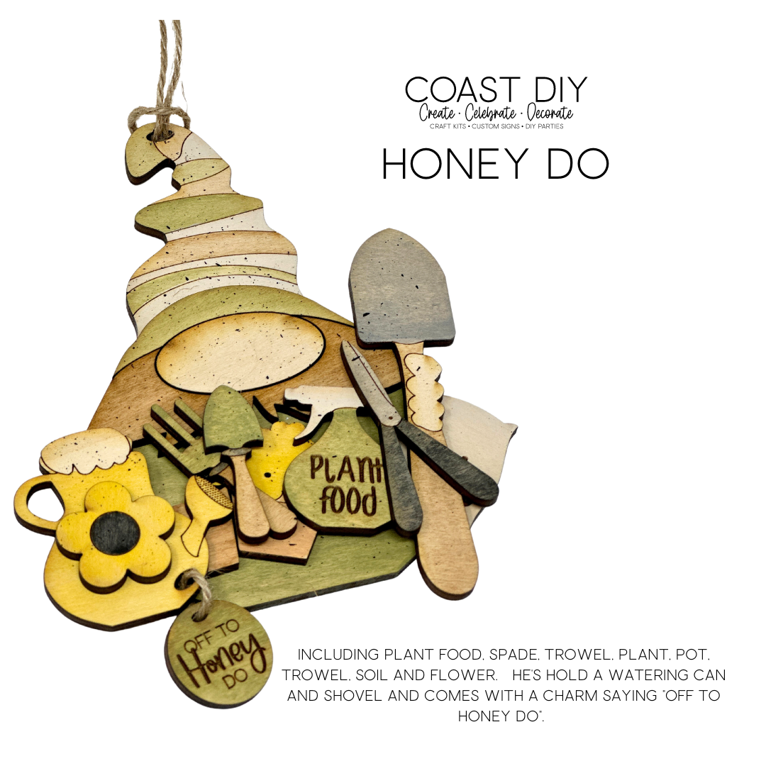 Crafty Gals & Guys Gnome Ornaments Craft Kits