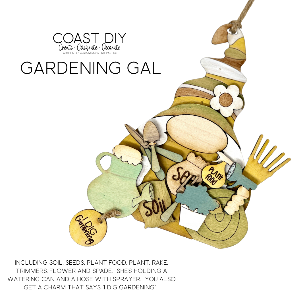 Crafty Gals & Guys Gnome Ornaments Craft Kits