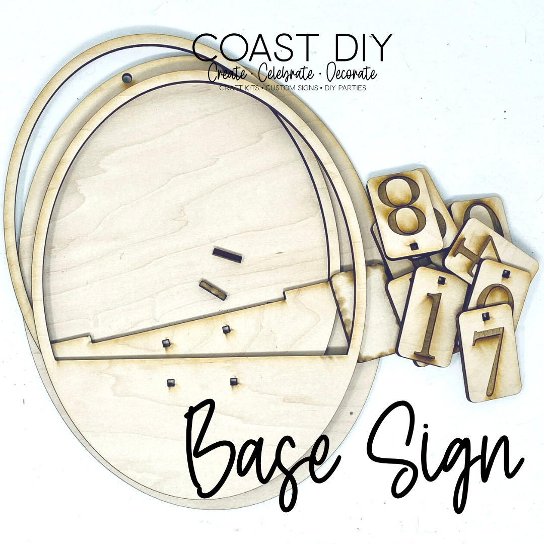 BASE SET : Interchangeable Desk/Hanging Calendar