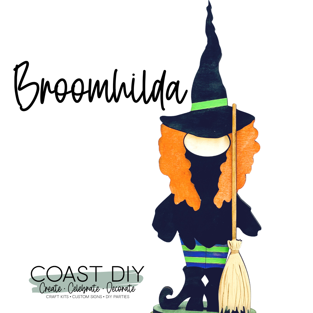 Broomhilda Gnome Witch