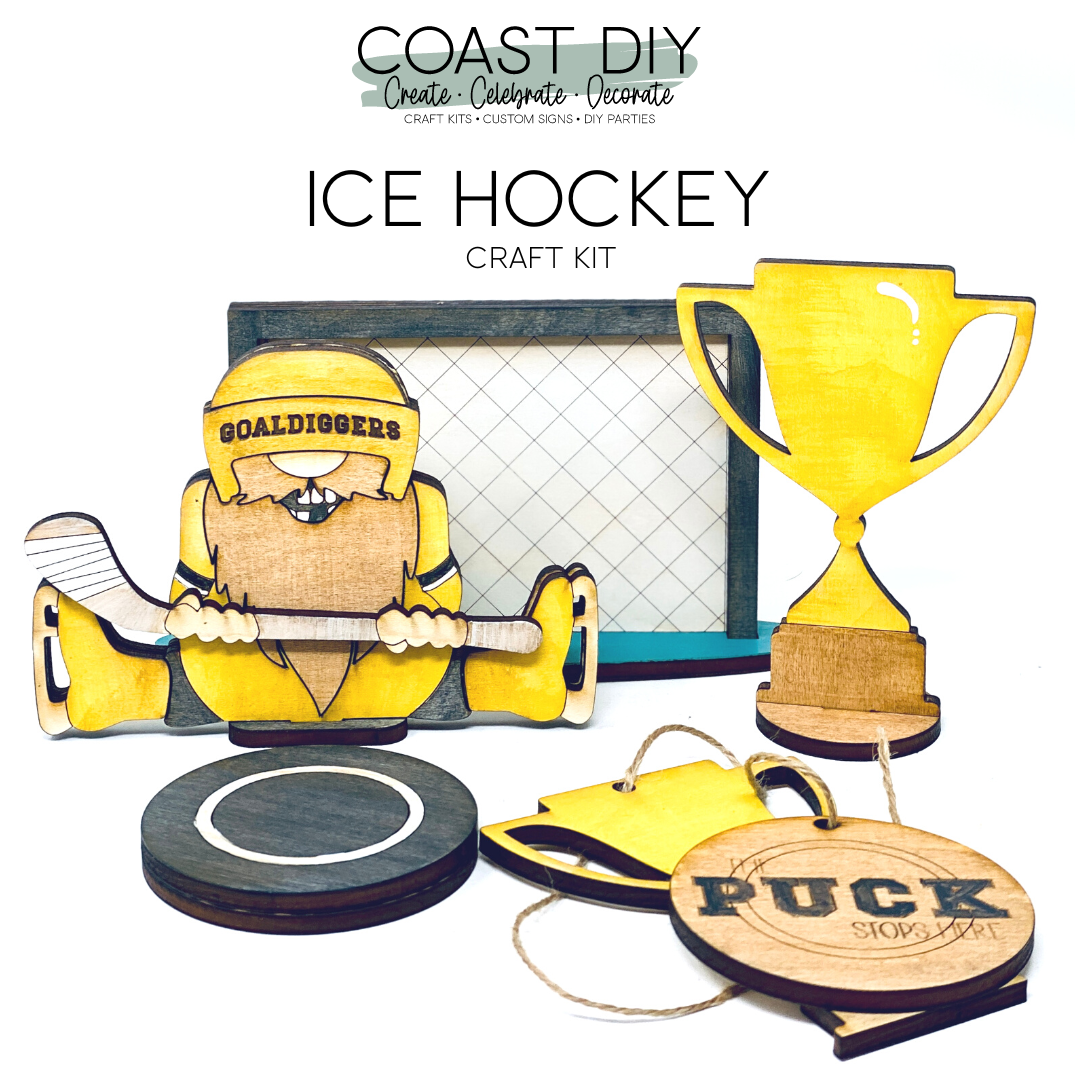 Ice Hockey Craft Kit