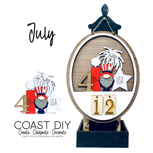 JULY INSERT -  Desk Calendar