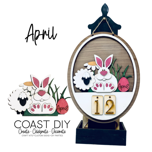 APRIL INSERT -  Desk Calendar