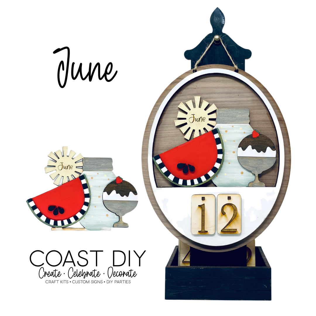 FULL SET - Interchangeable Desk/Hanging Calendar