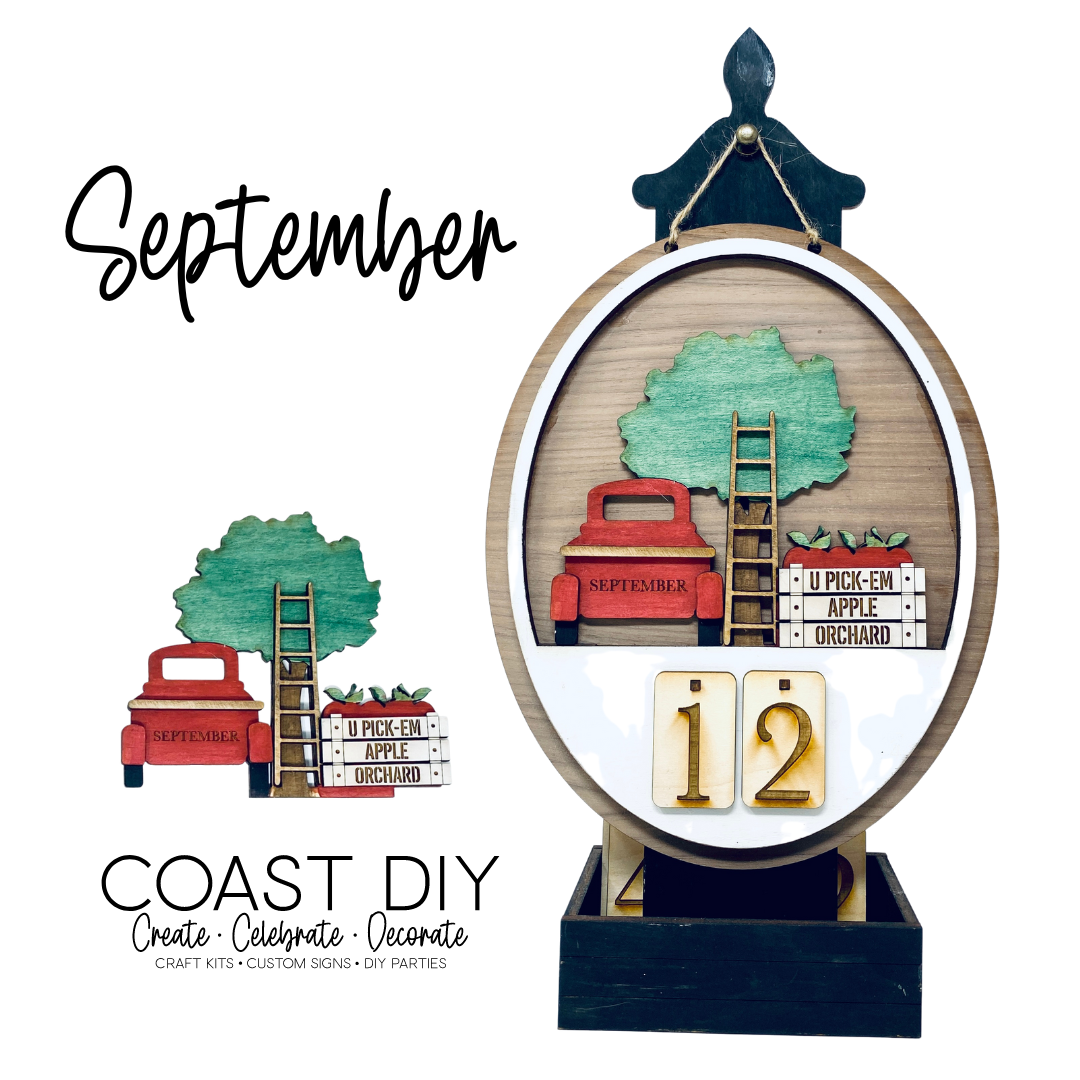 SEPTEMBER INSERT -  Desk Calendar