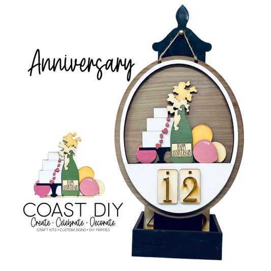 ANNIVERSARY INSERT -  Desk Calendar