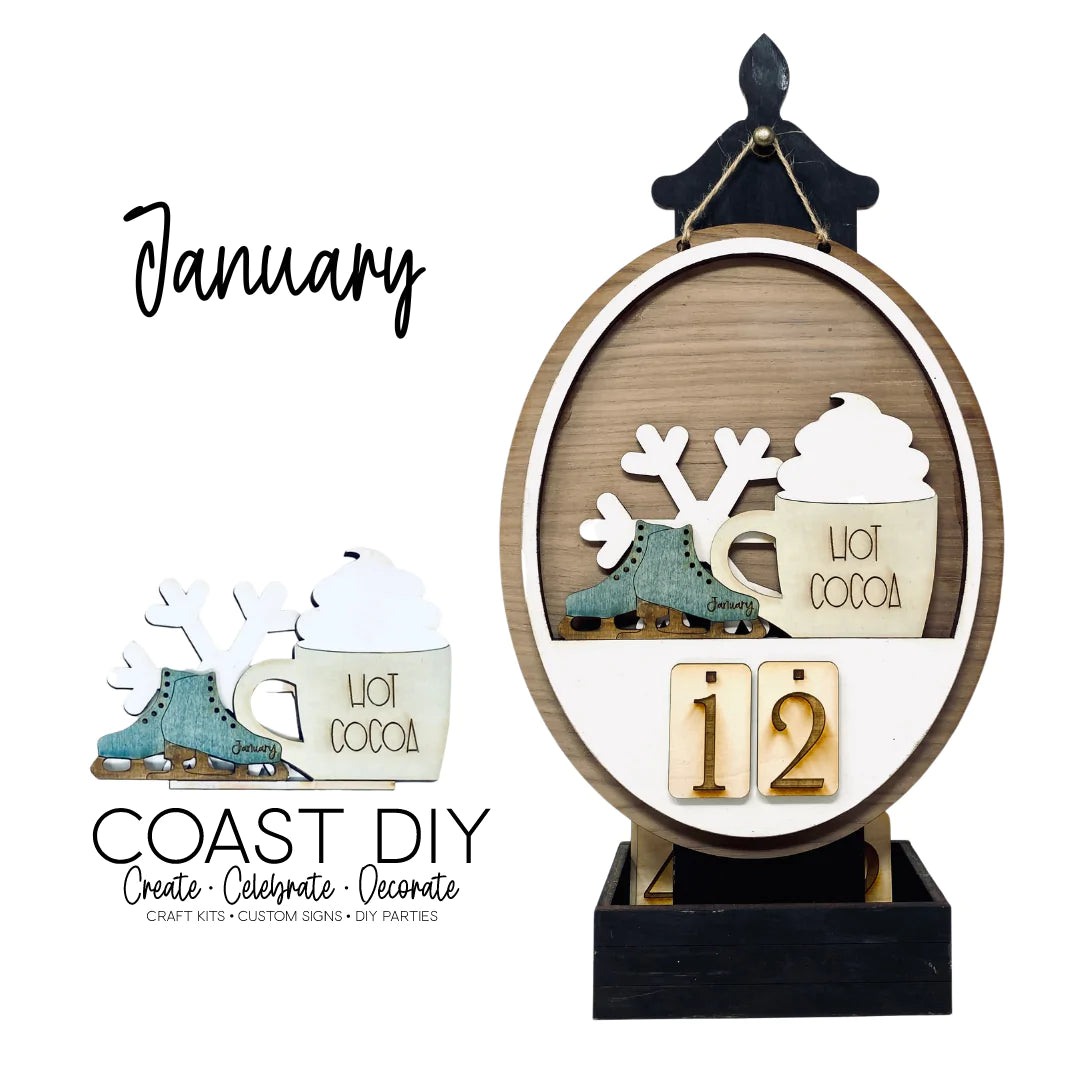 FULL SET - Interchangeable Desk/Hanging Calendar