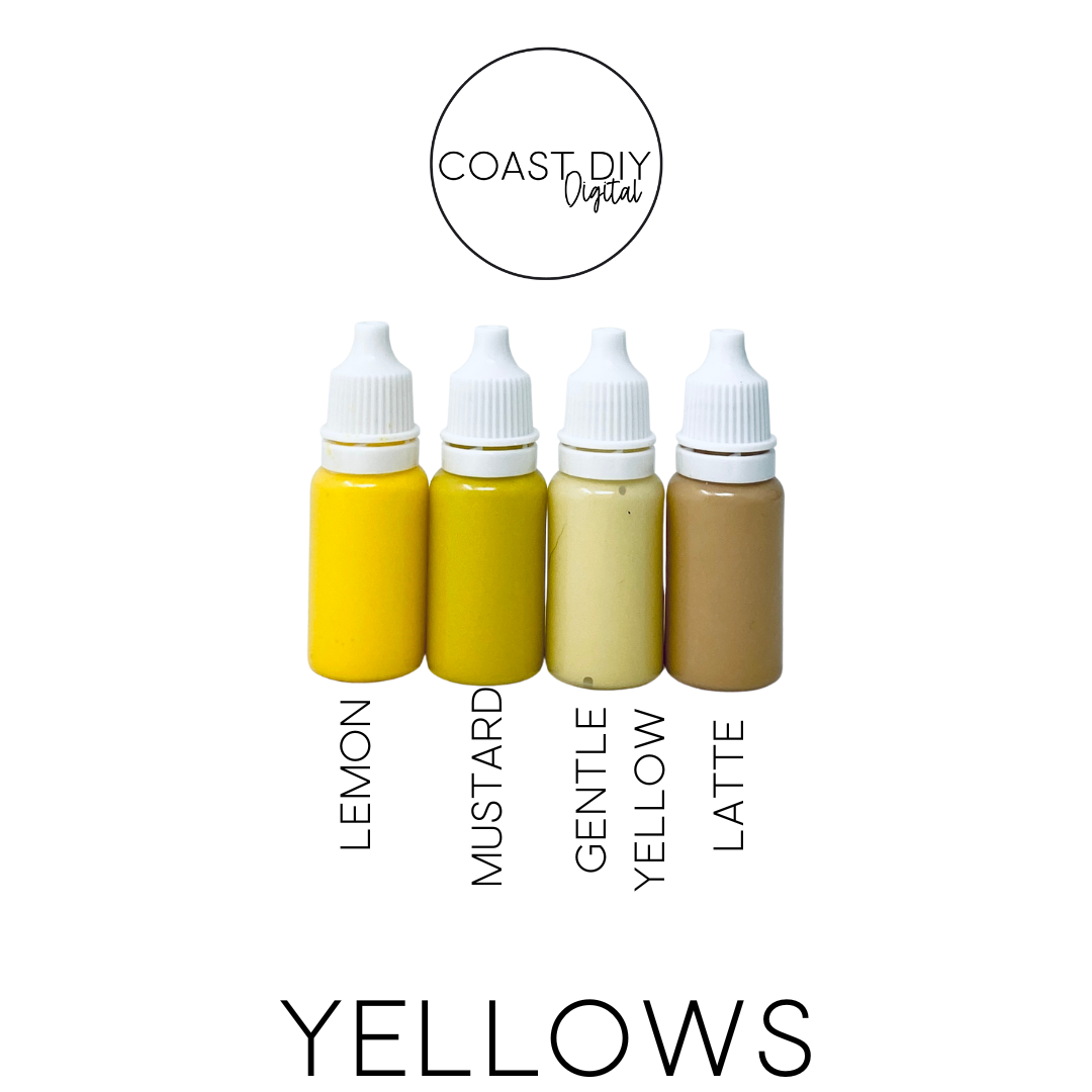 Custom Stain Colors Set of 10