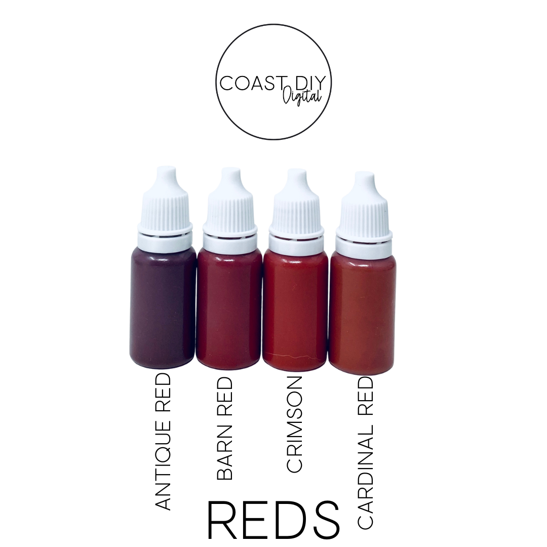 Custom Stain Colors Set of 10