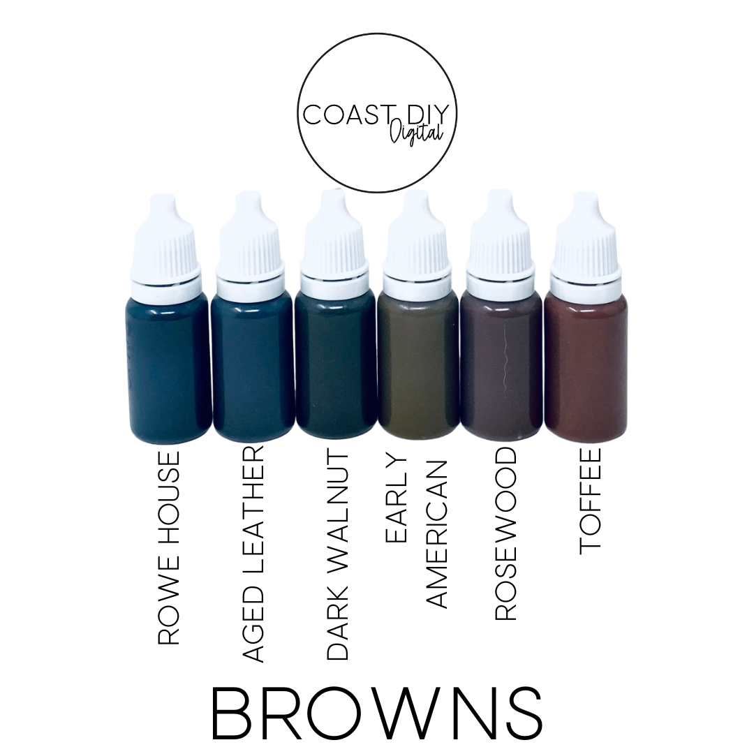 Custom Stain Colors Set of 10