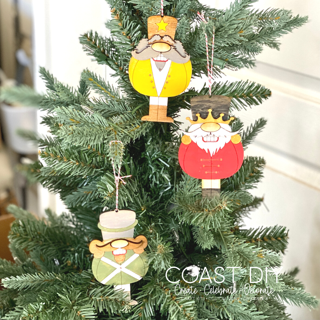 Gnutcracker Ornament Trio