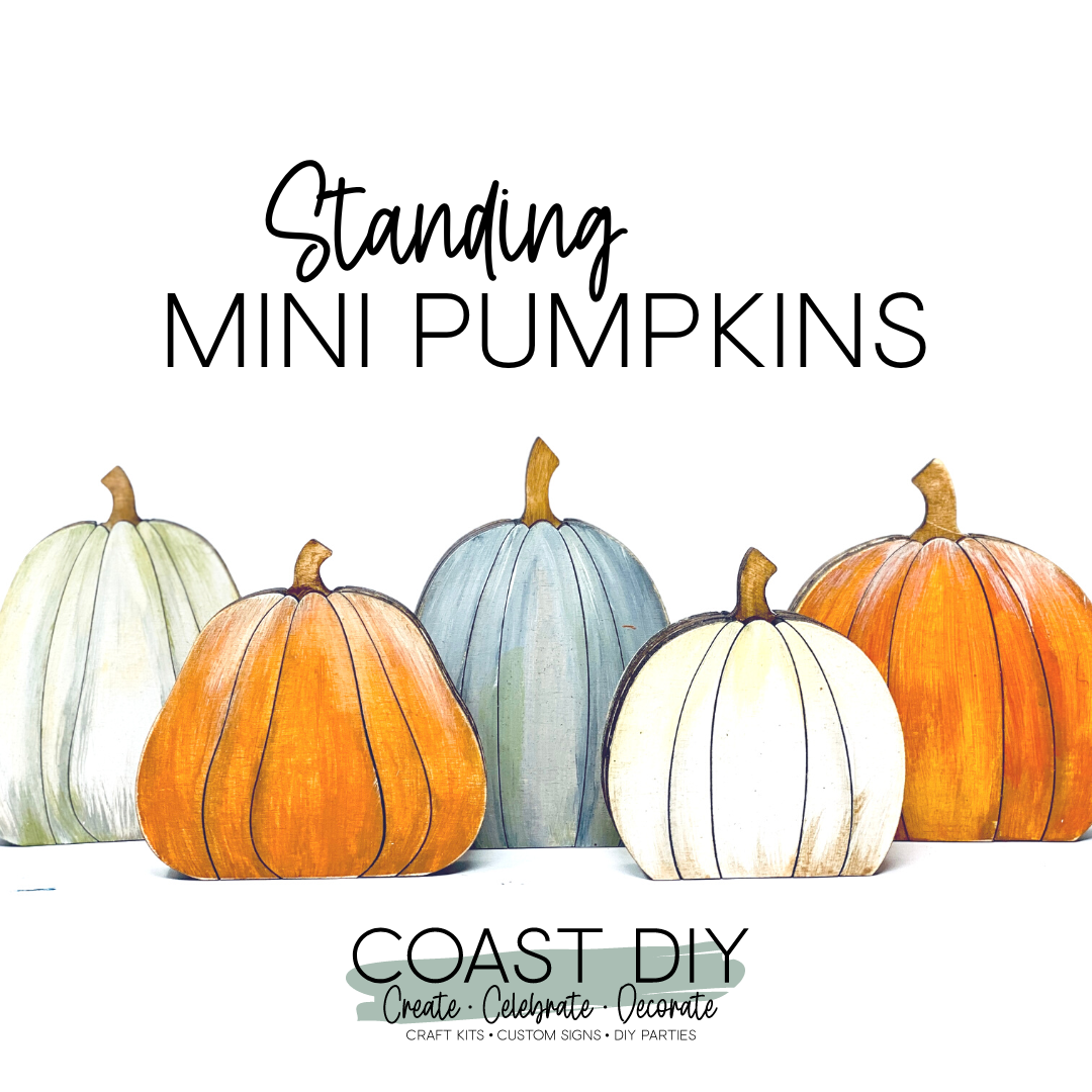 Standing Mini Pumpkins