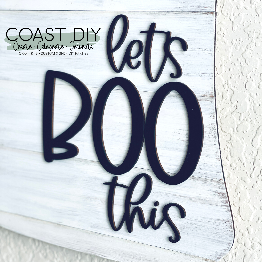 Let's BOO This Ghost Doorhanger