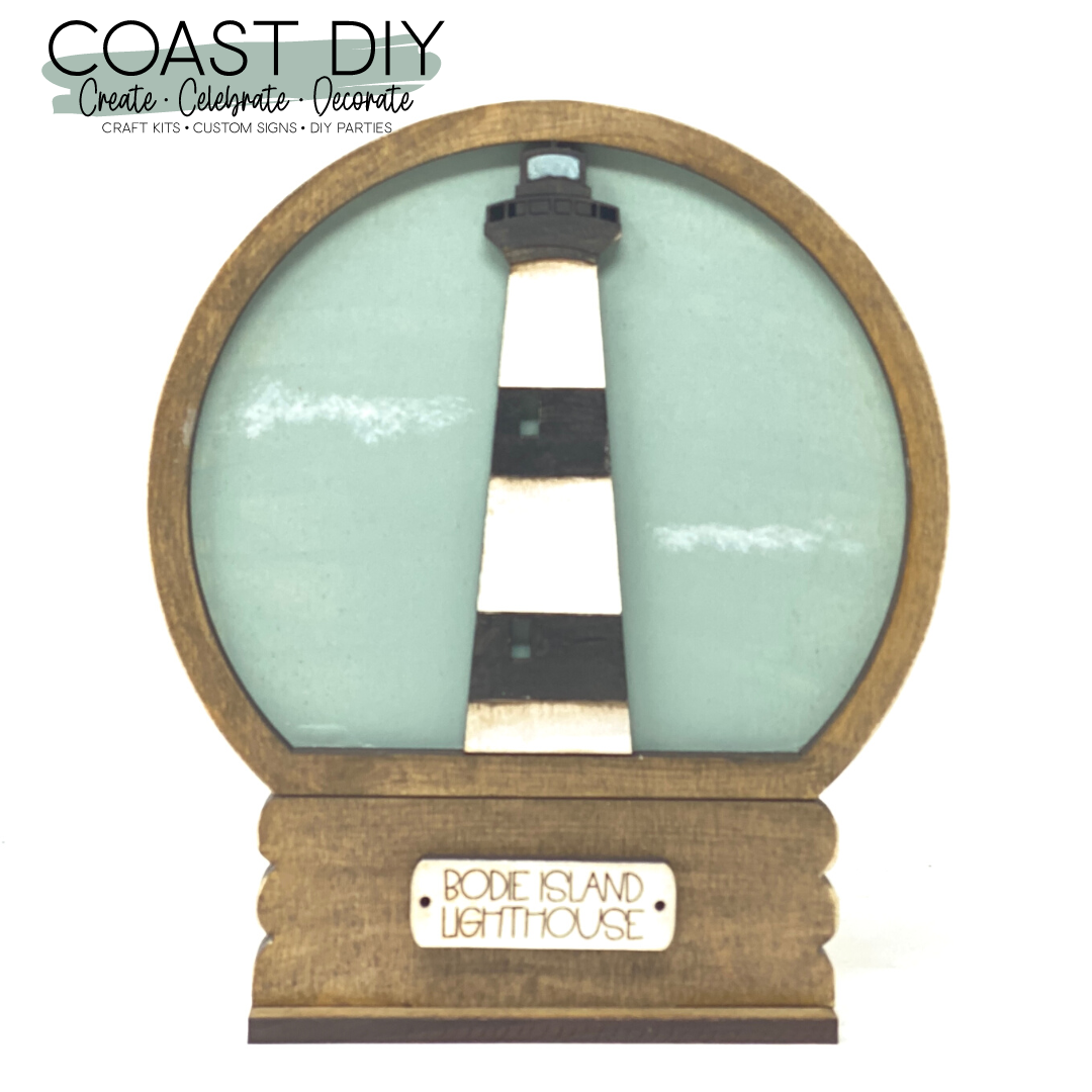 Lighthouse Sand Globes