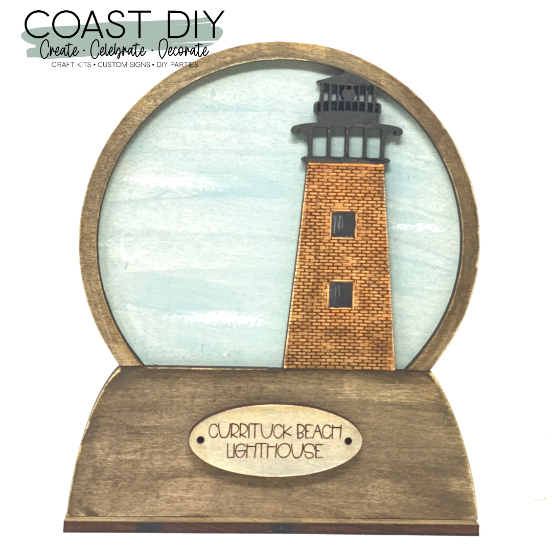 Lighthouse Sand Globes