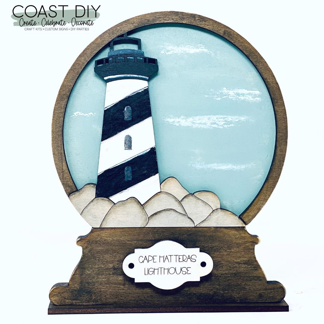 Lighthouse Sand Globes