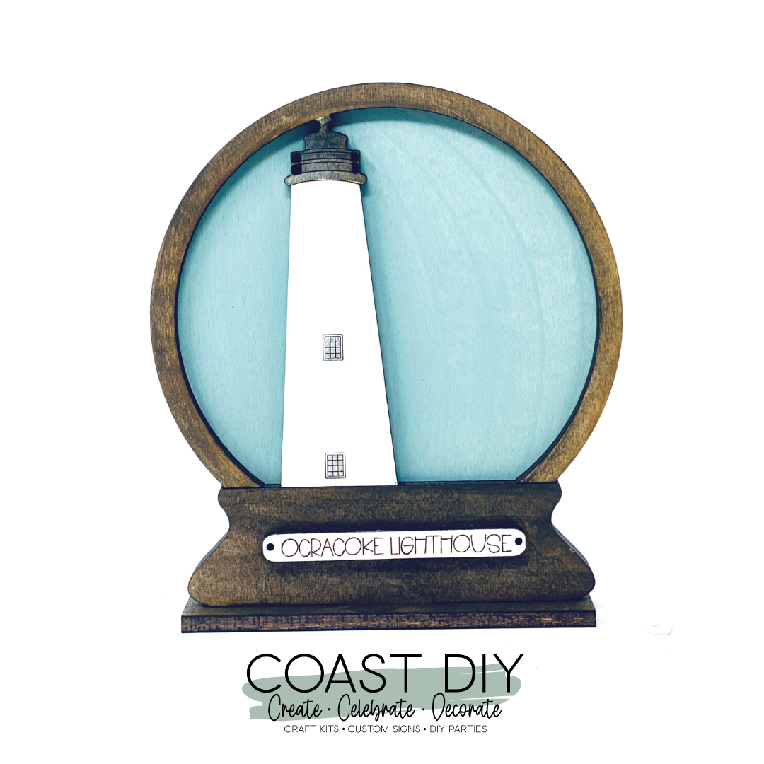 Lighthouse Sand Globes