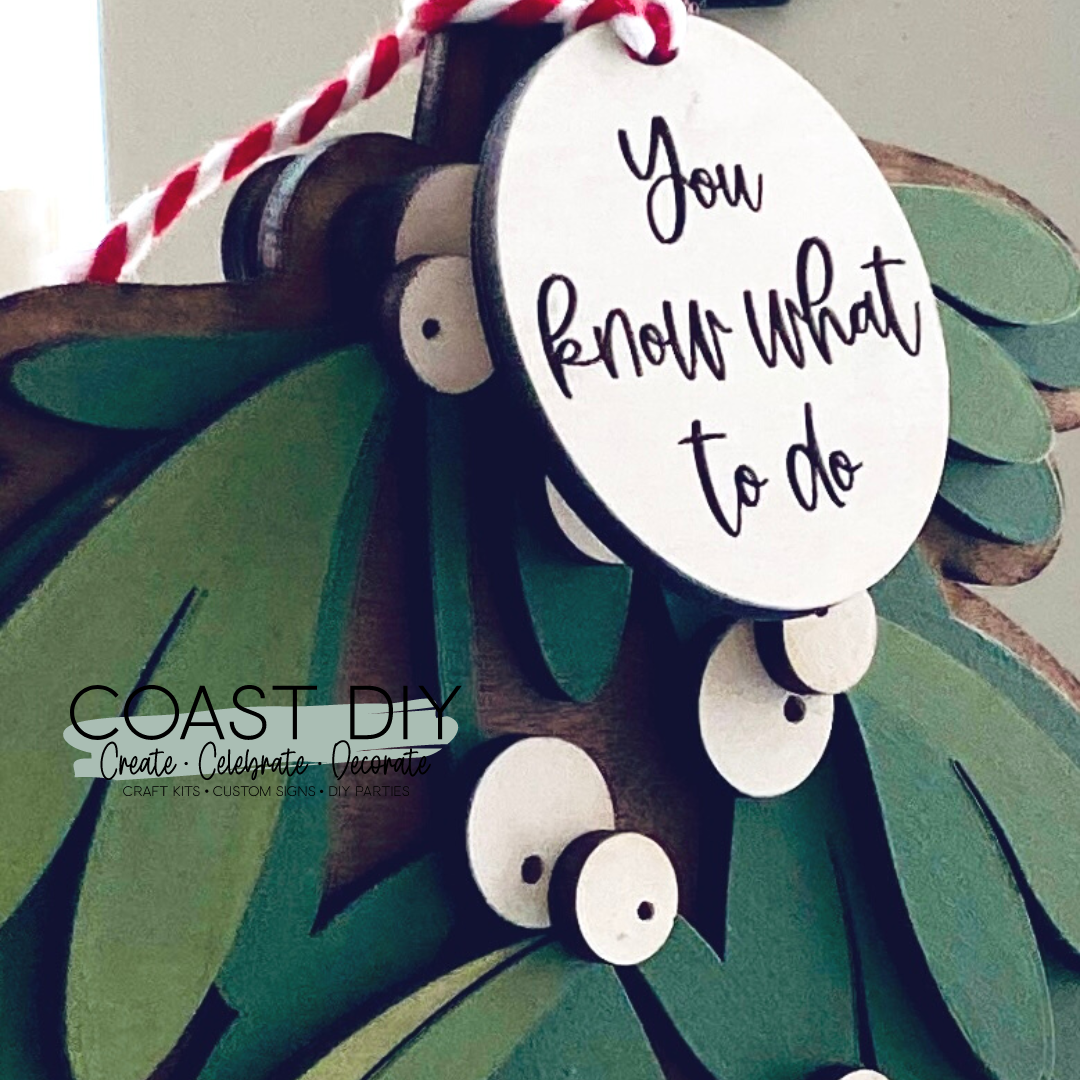 Hanging Mistletoe Craft Kit