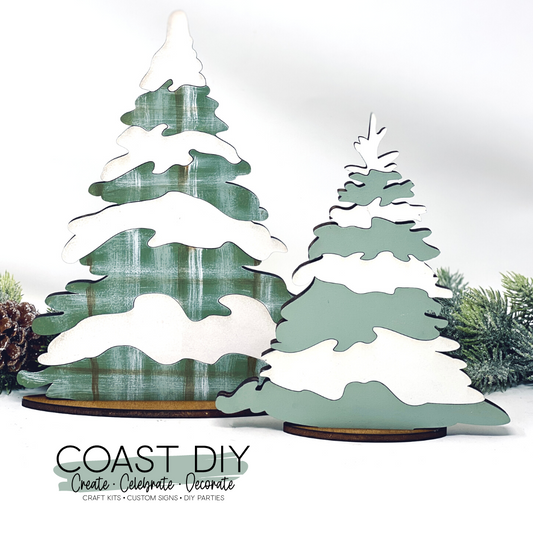 Snowy Trees Craft Kit