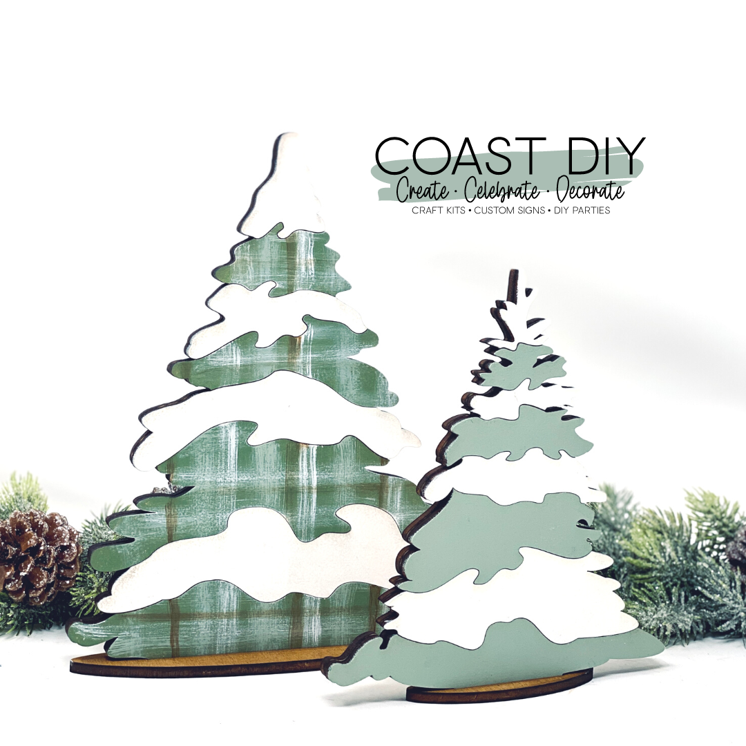 Snowy Trees Craft Kit