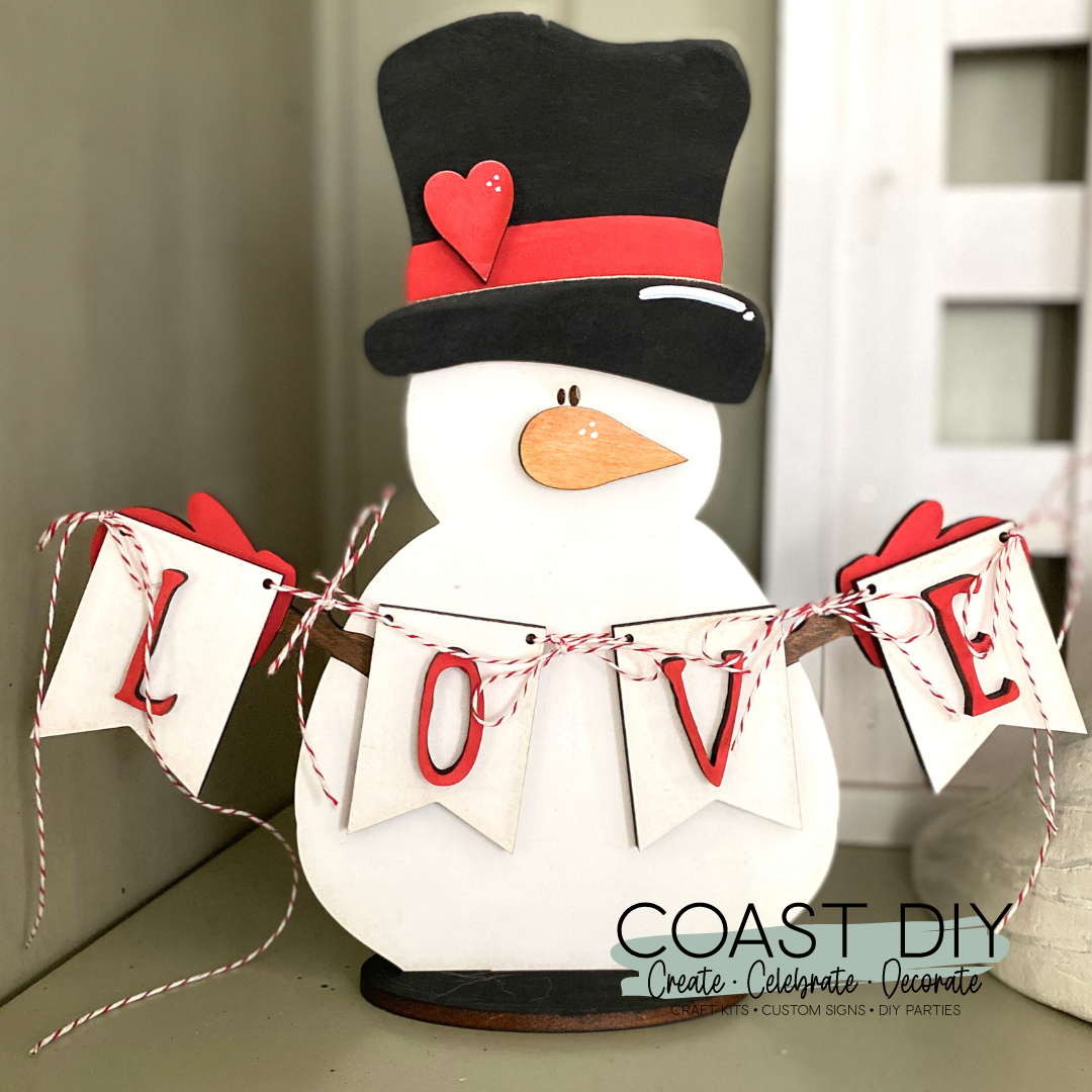 Snowman Love Craft Kit