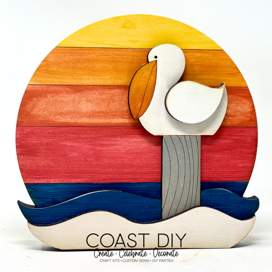 Pelican Sunset Shelf Sitter