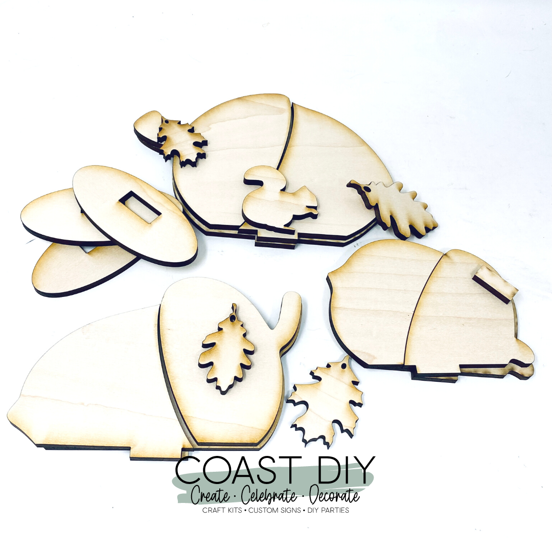 Standing Acorns Craft Kit