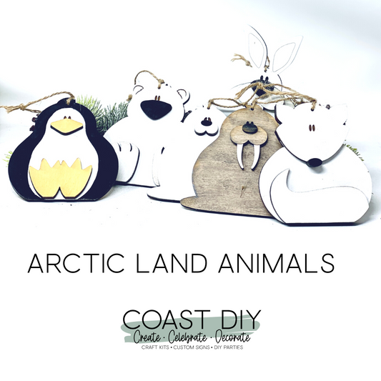 Arctic Land Animal Ornaments