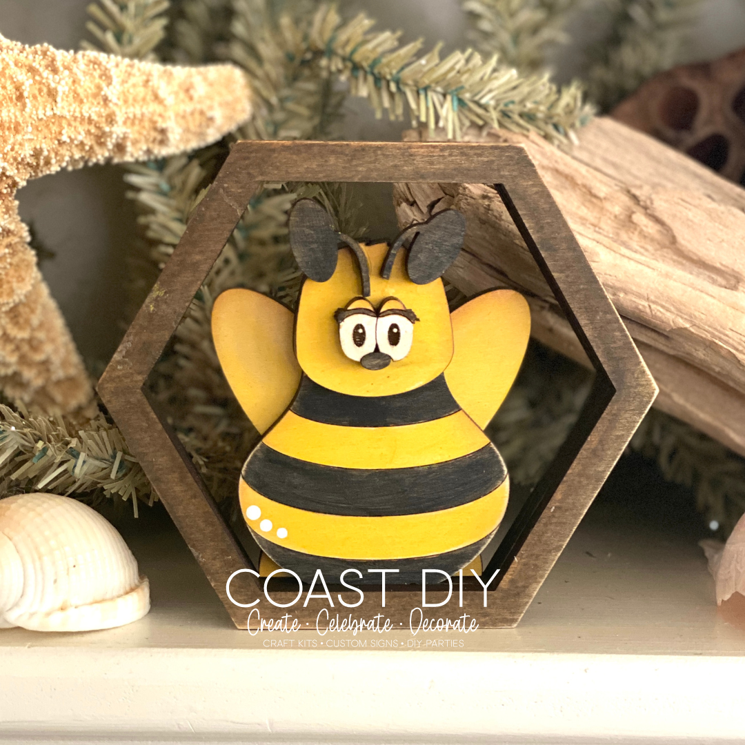 Bee Hives Shelf Sitters