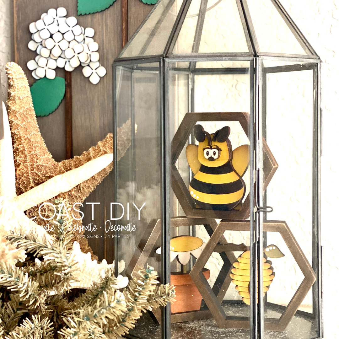 Bee Hives Shelf Sitters