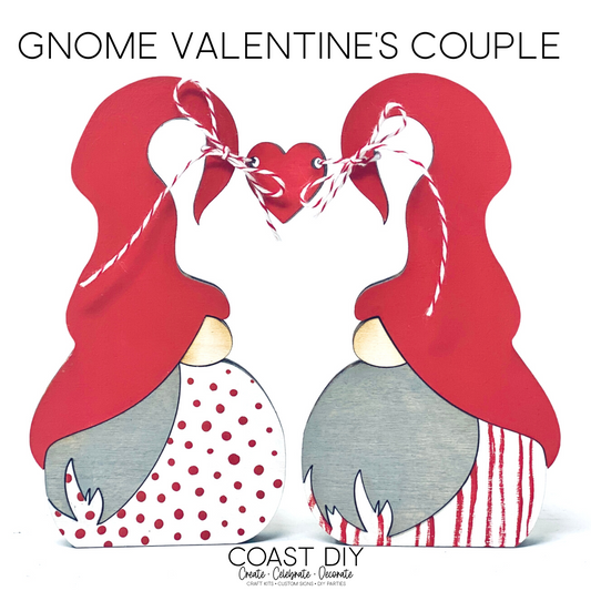 Valentine Gnome Couple