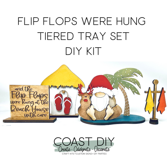 Flip Flops were hung craft kit