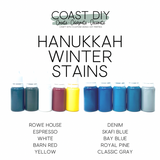 Winter Hanukkah Stain Kit