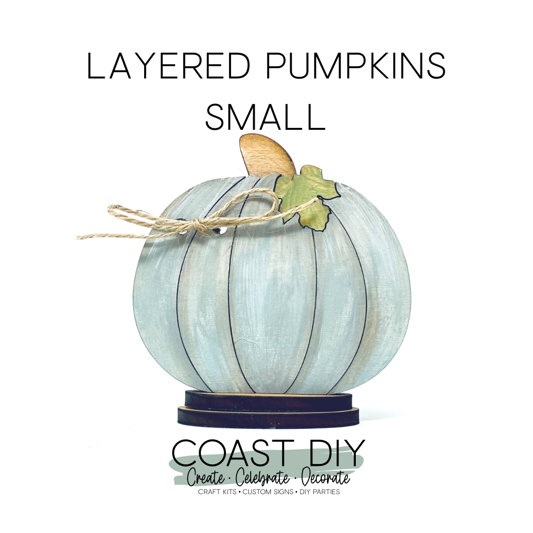 Layered Pumpkins - Small