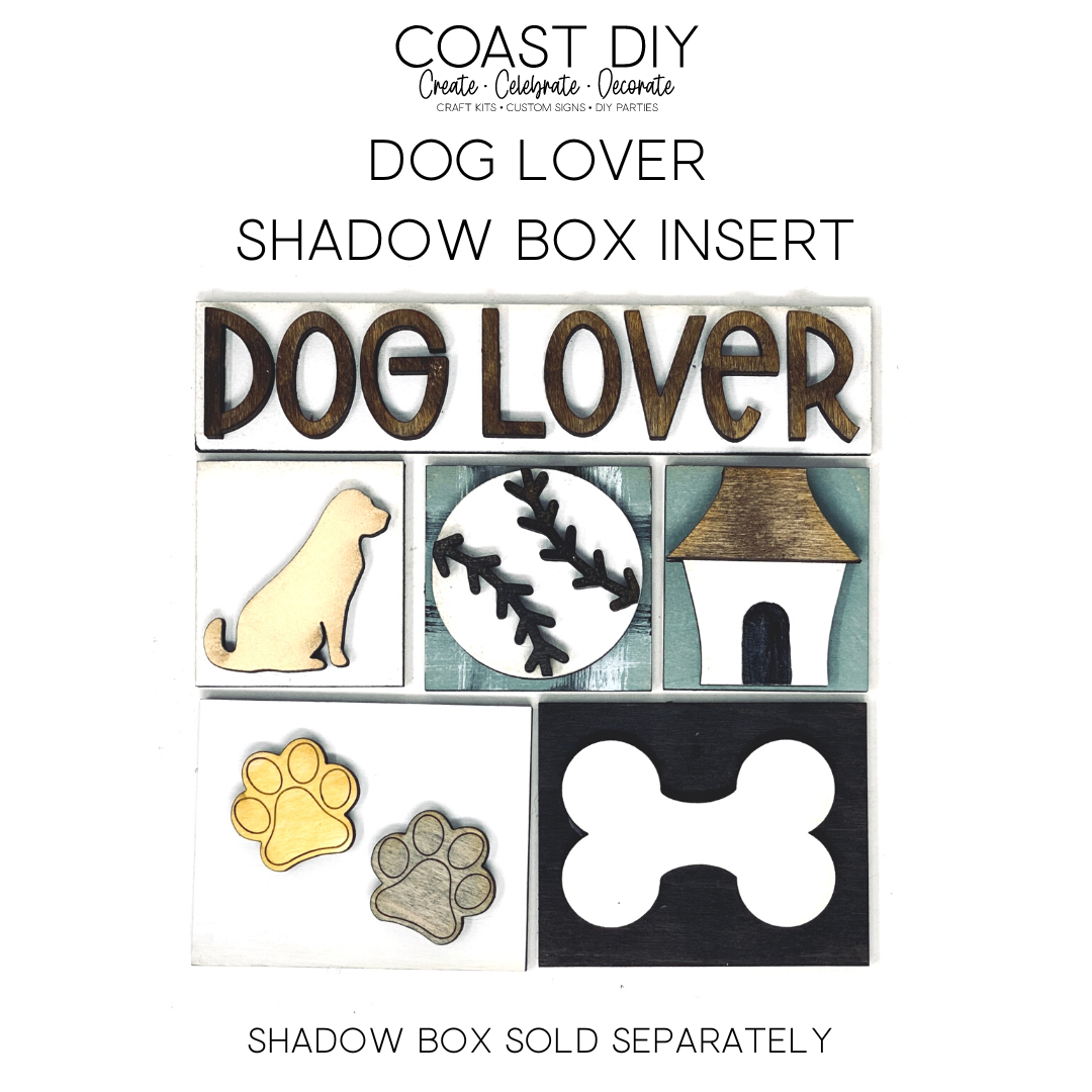 ShadowBox Insert: Dog Lover