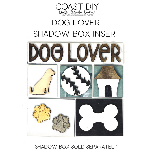 ShadowBox Insert: Dog Lover