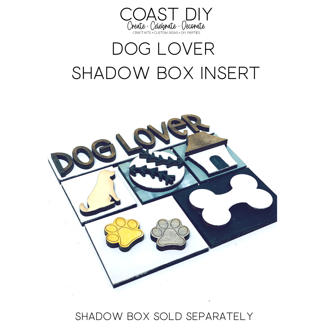 ShadowBox Insert: Dog Lover