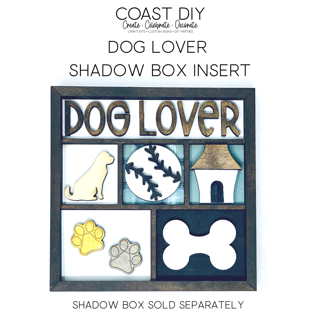 ShadowBox Insert: Dog Lover