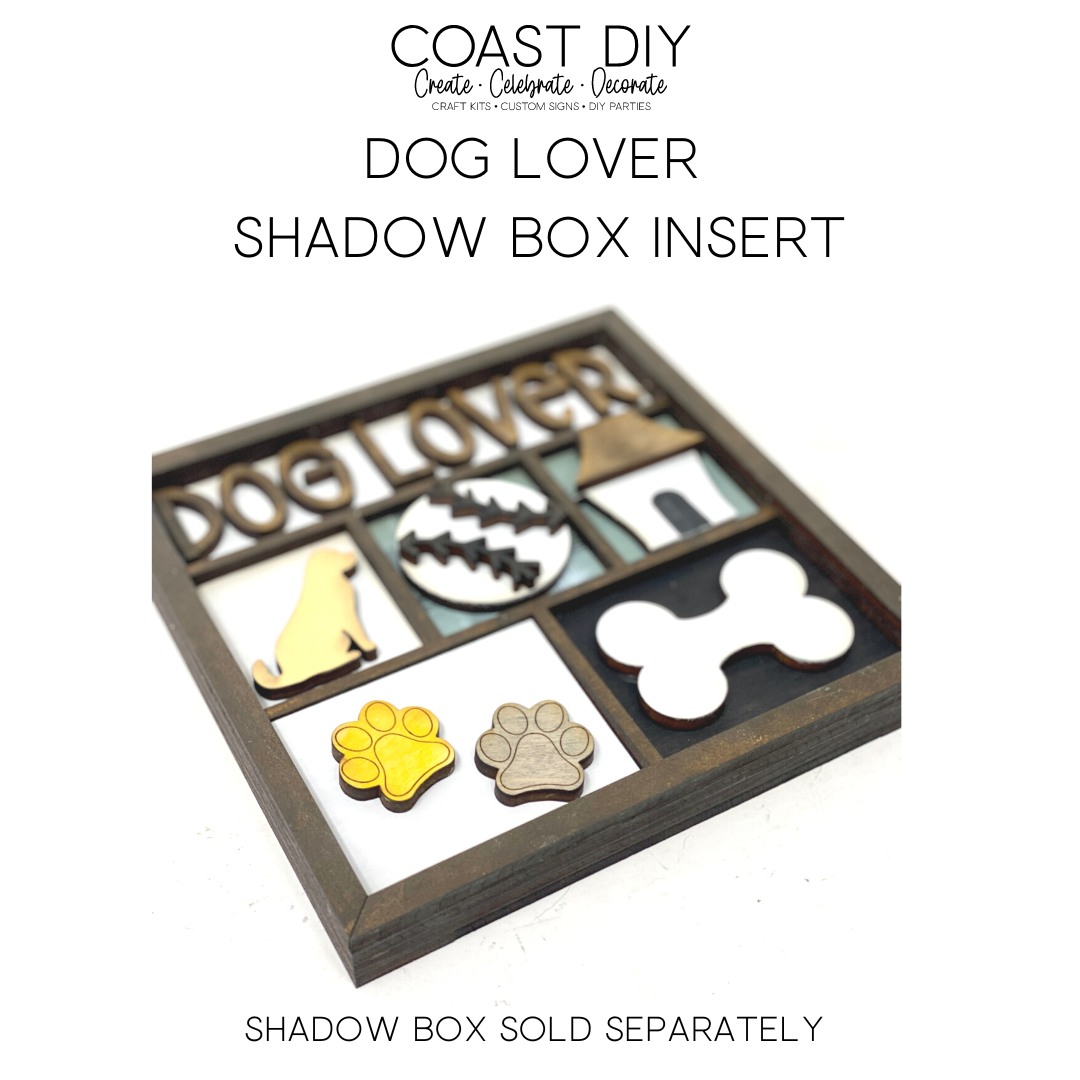 ShadowBox Insert: Dog Lover