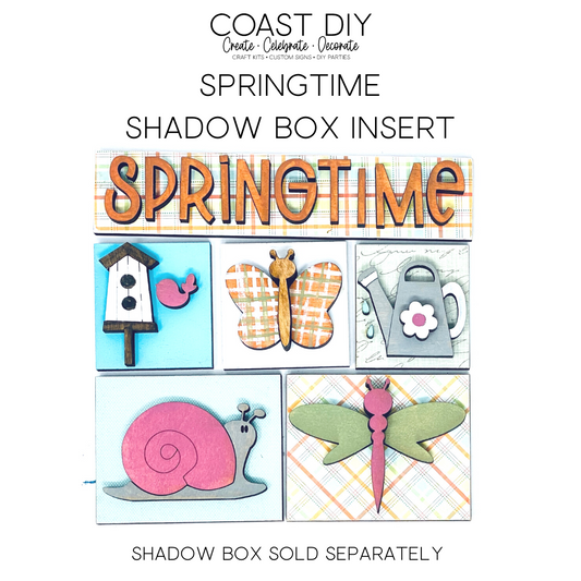 ShadowBox Insert: Springtime