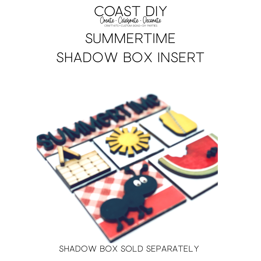 ShadowBox Insert: Summertime