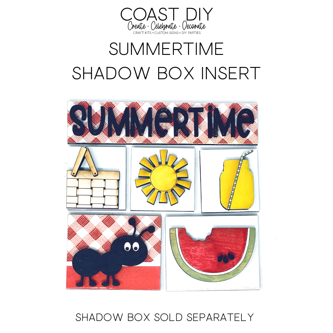 ShadowBox Insert: Summertime