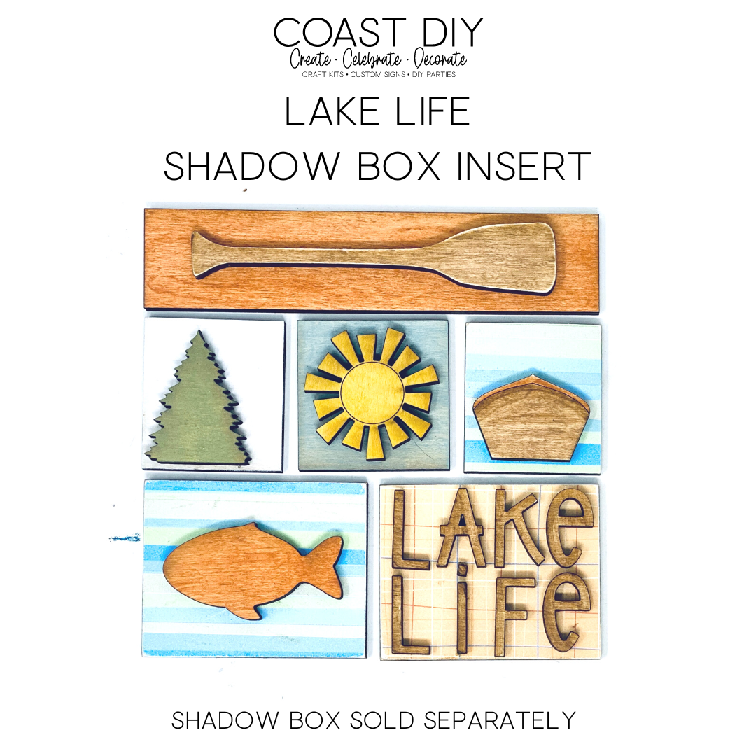 ShadowBox Insert: Lake Life