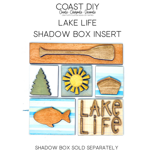 ShadowBox Insert: Lake Life
