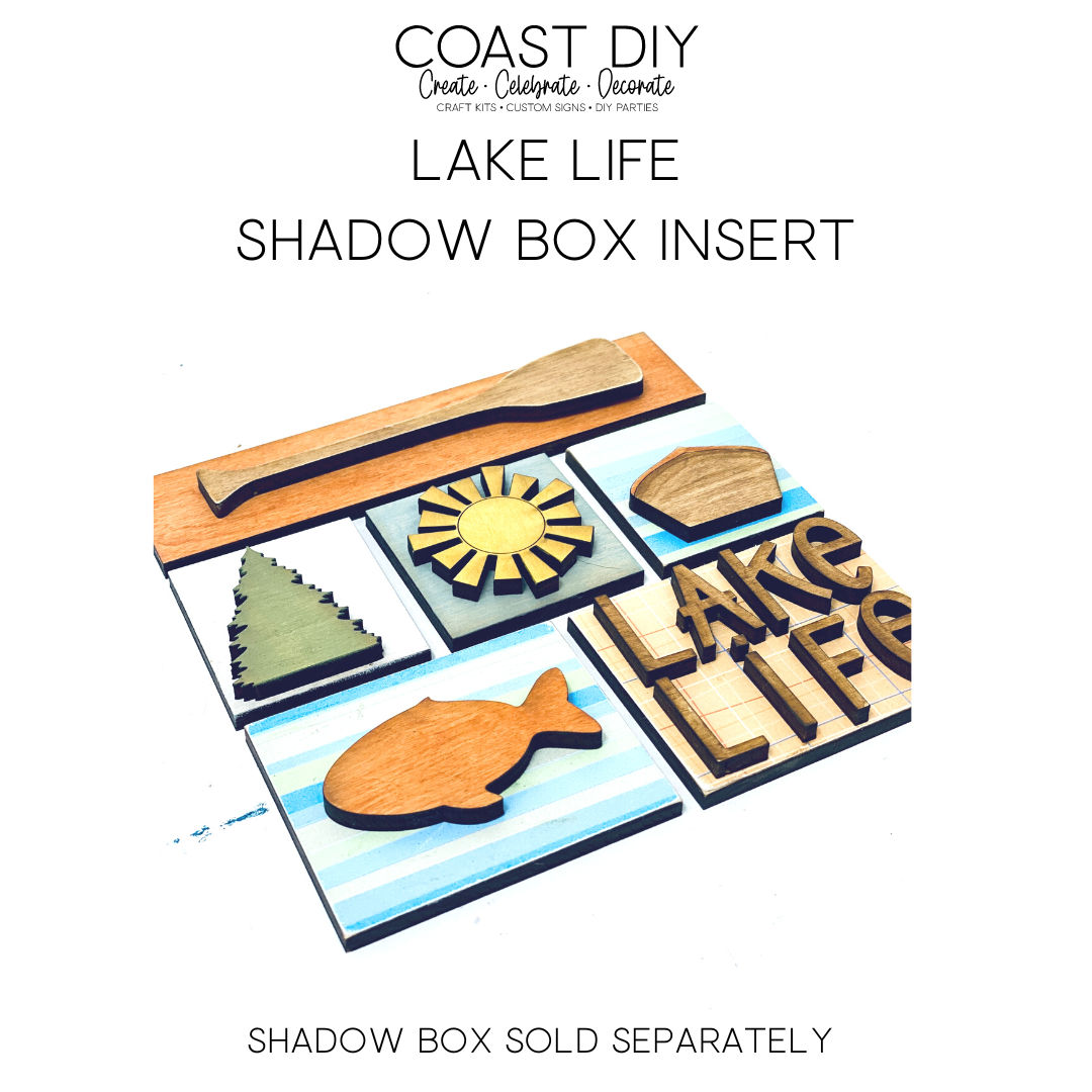 ShadowBox Insert: Lake Life