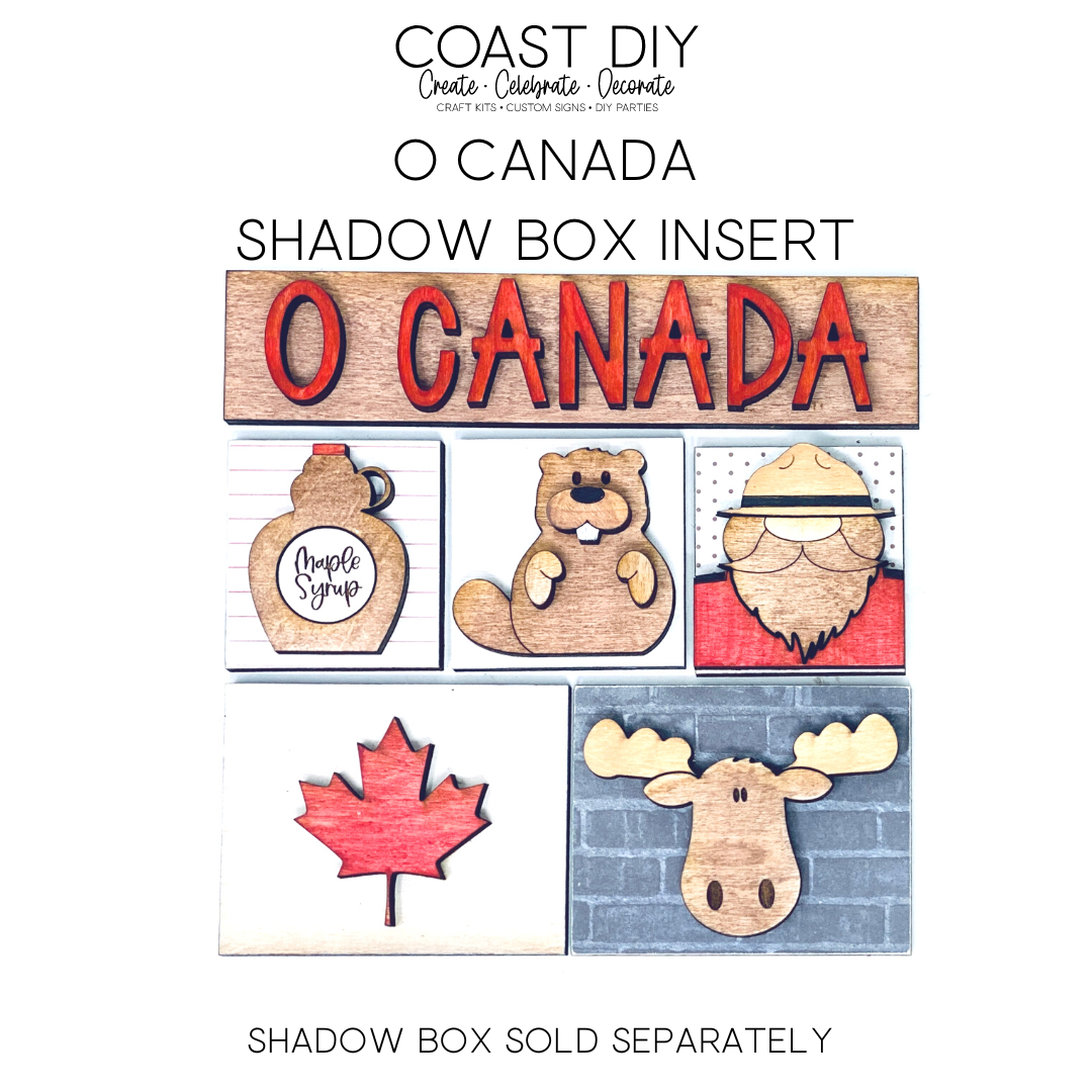 ShadowBox Insert: O Canada