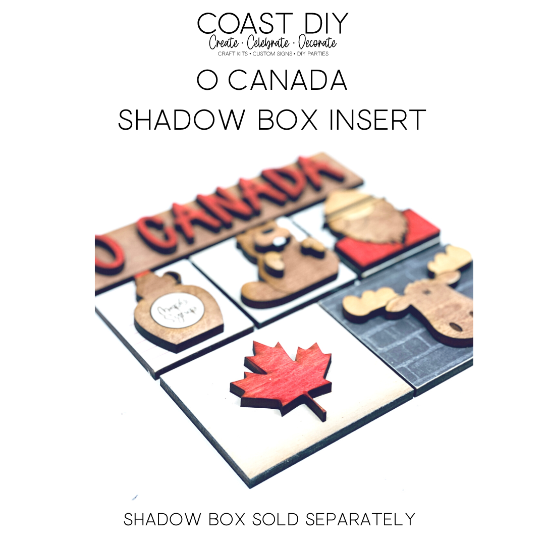 ShadowBox Insert: O Canada