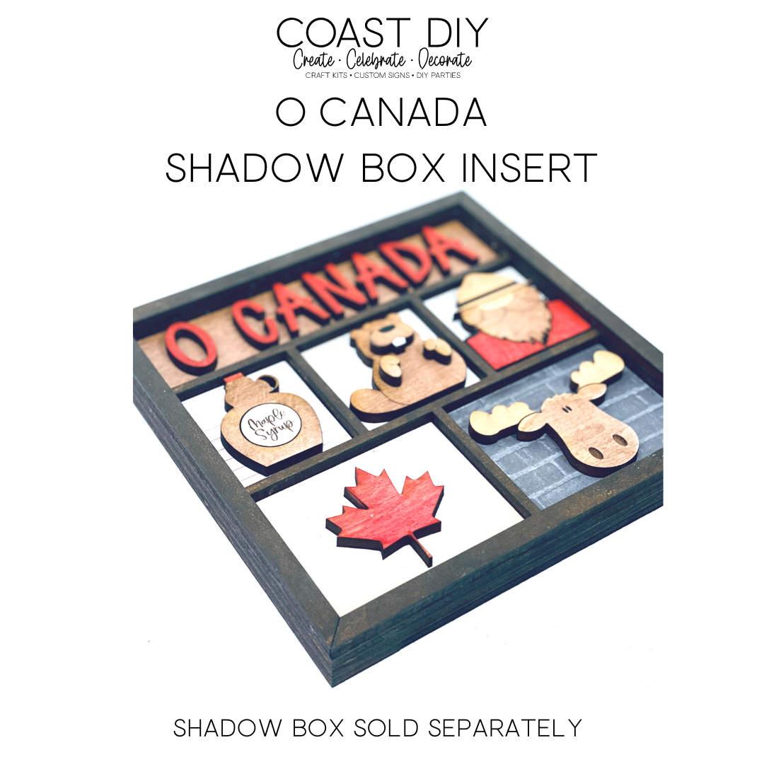 ShadowBox Insert: O Canada