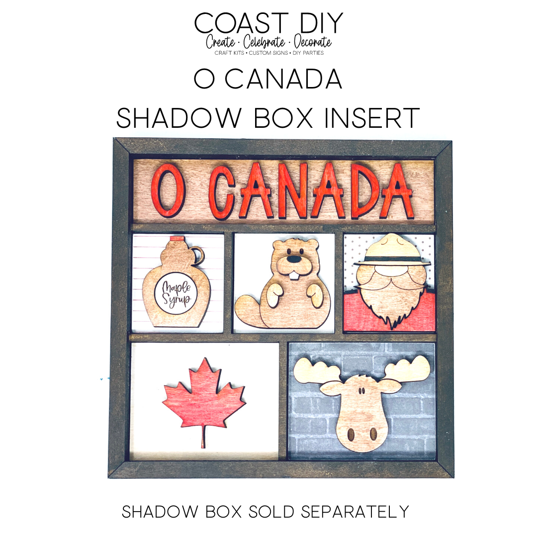 ShadowBox Insert: O Canada