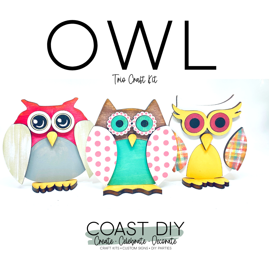 Trio of Owls